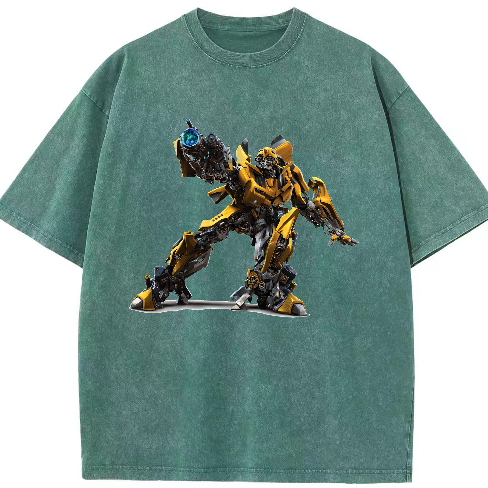 （画像用） Transformers トランスフォーマー 綿100% ヴィンテージ風 半袖Tシャツ（フロントプリント）
